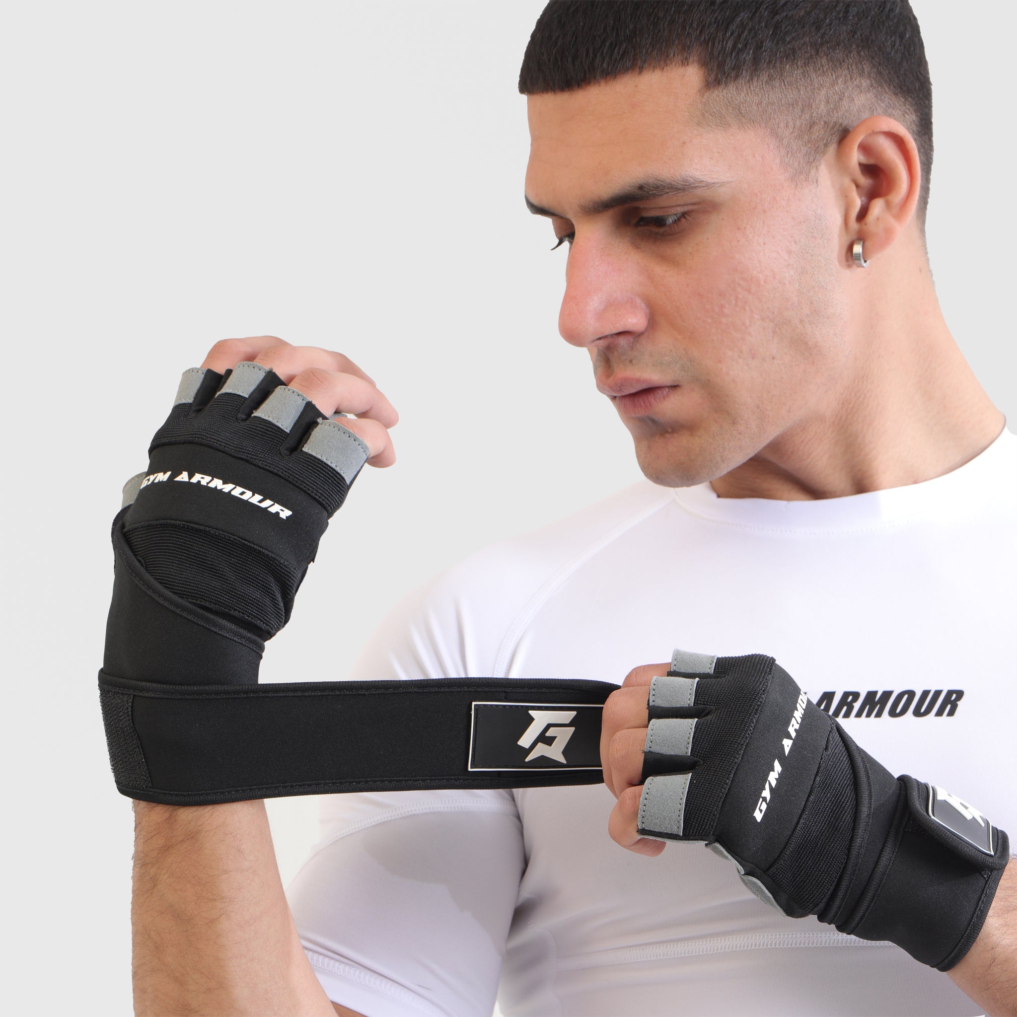 Wrist Wrap Gloves (Black)