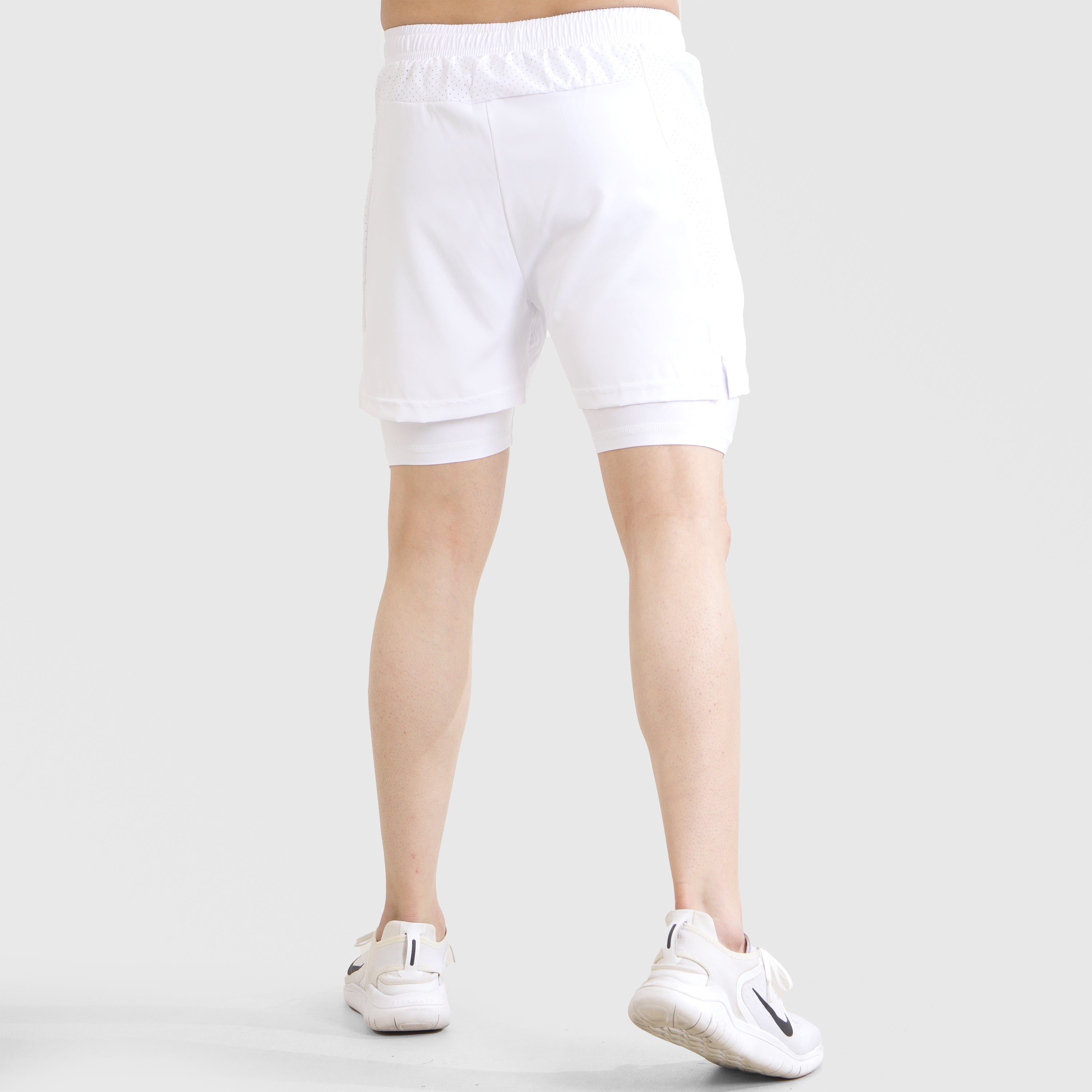 Laser Grip Shorts (White)