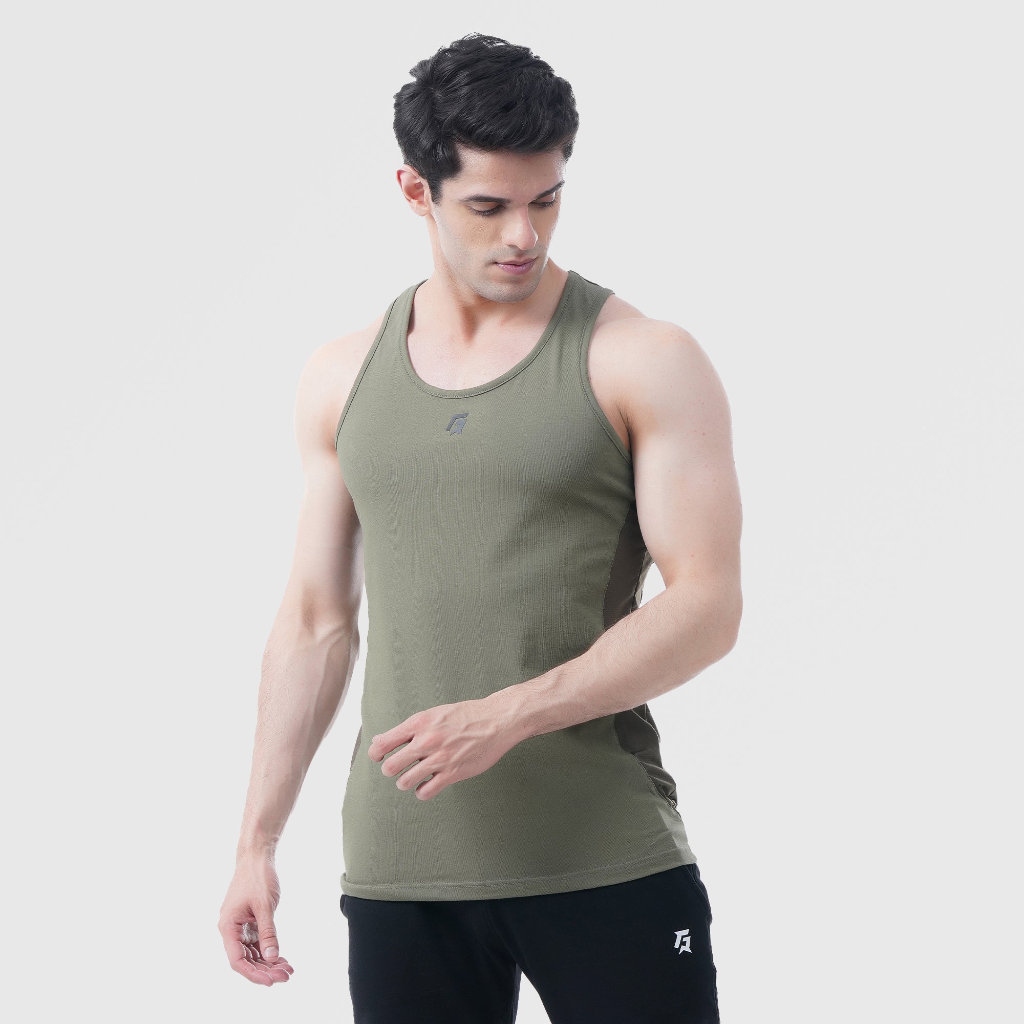 Energy Boost Tank (Olive)