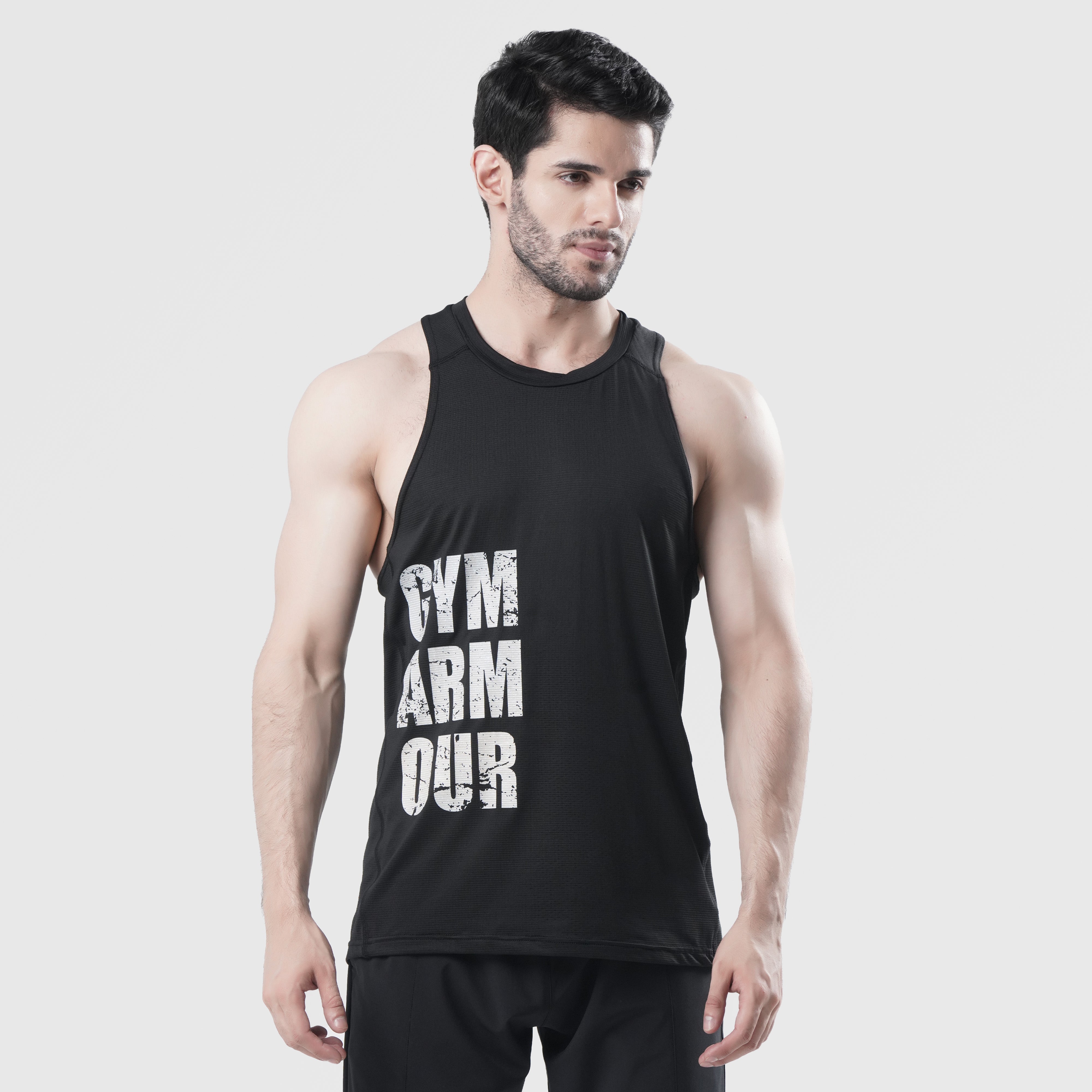 Air Vent Tank Top (Black)