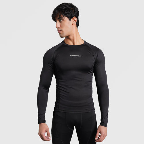 Armour Compression LongSleeves Tee (Black)