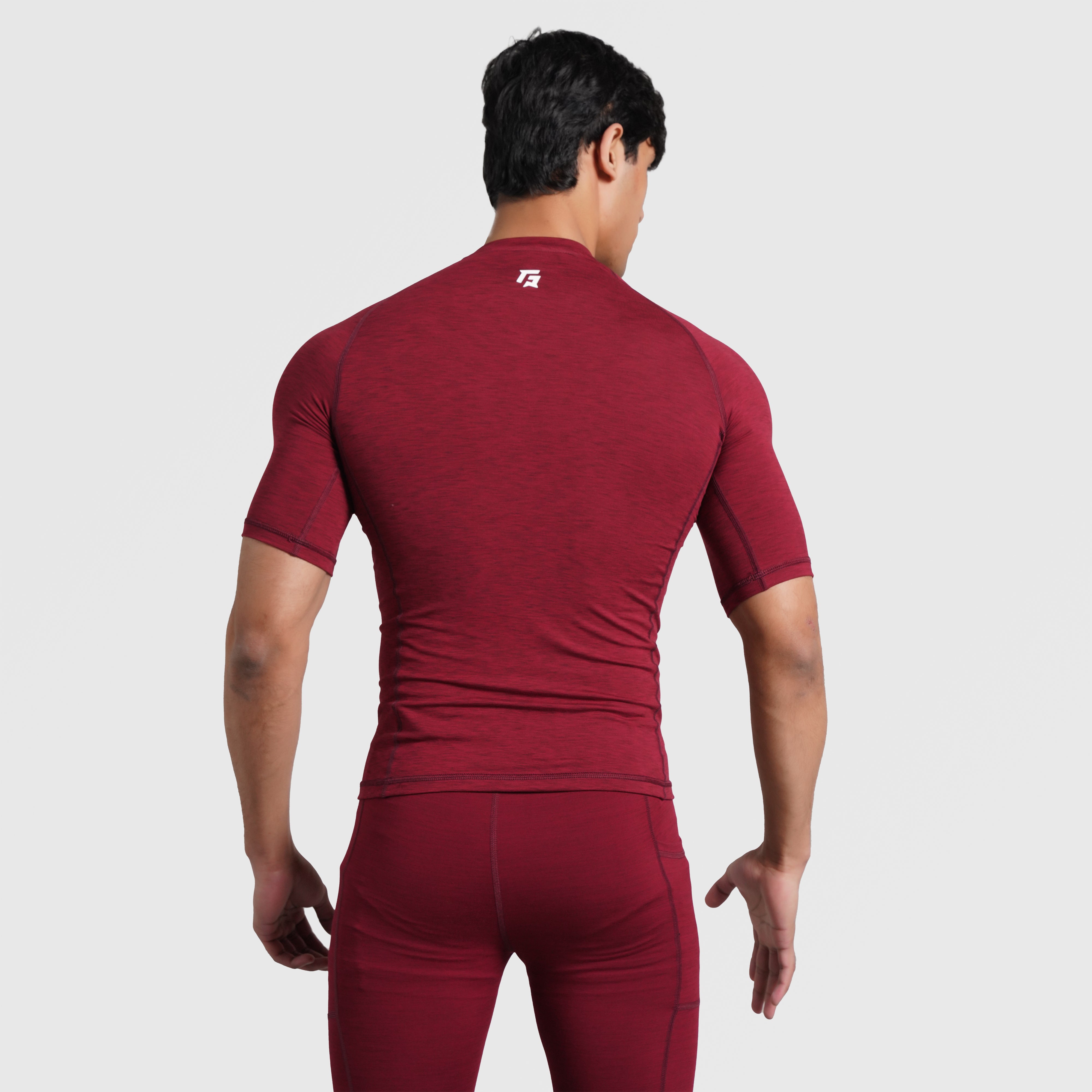 Armour Compression Shirt (MLNG-Maroon)