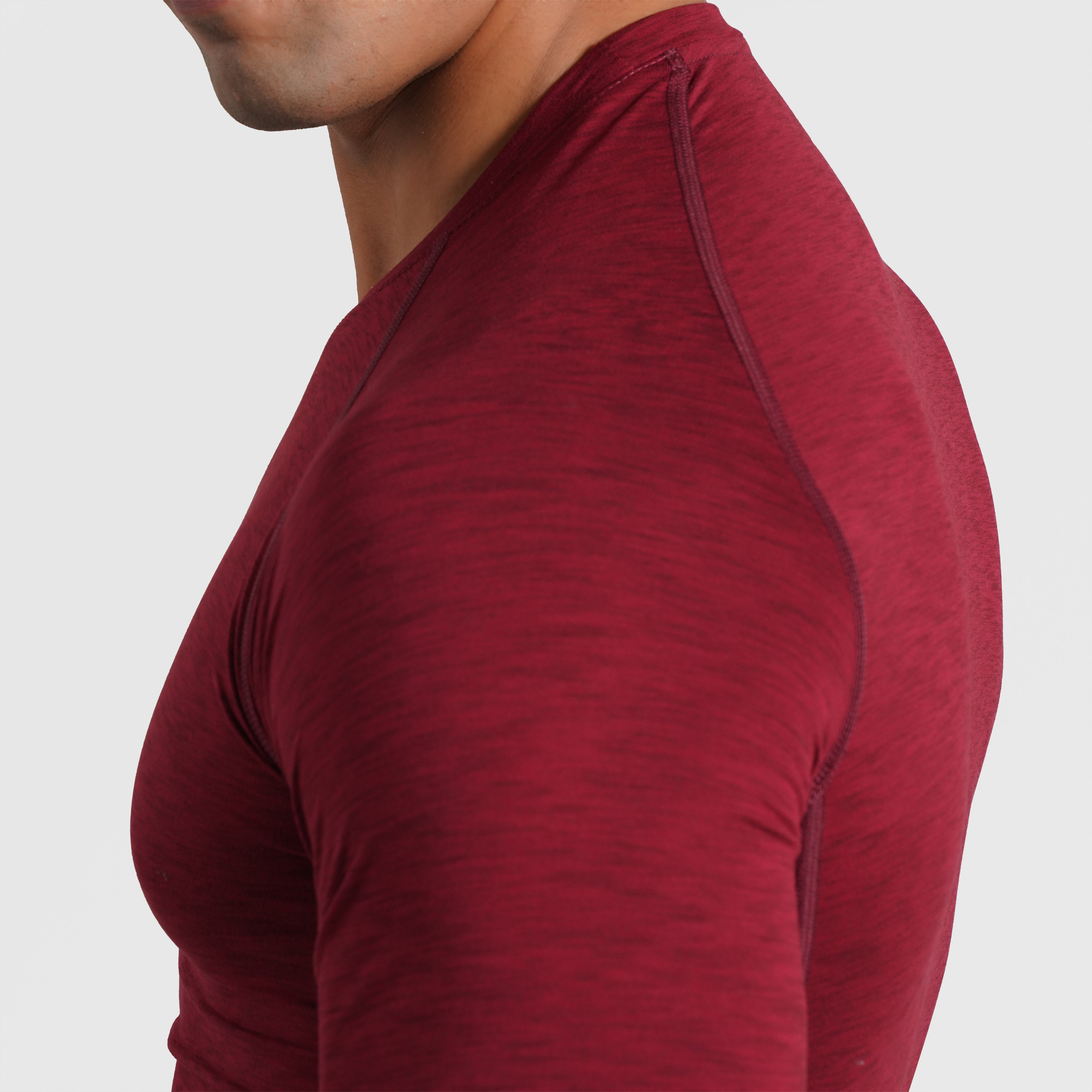 Armour Compression Shirt (MLNG-Maroon)