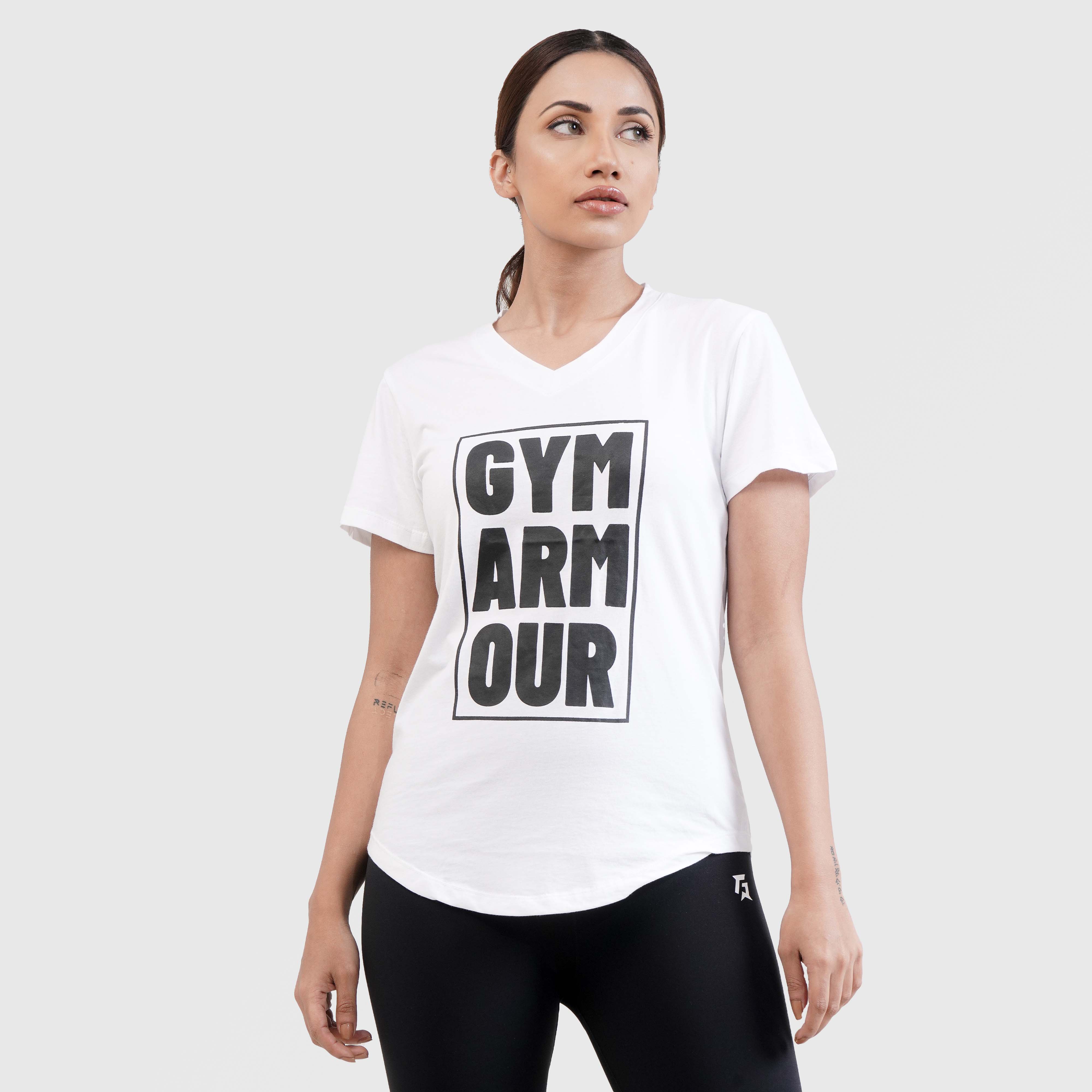 Gym-Arm-Our Tee (White)