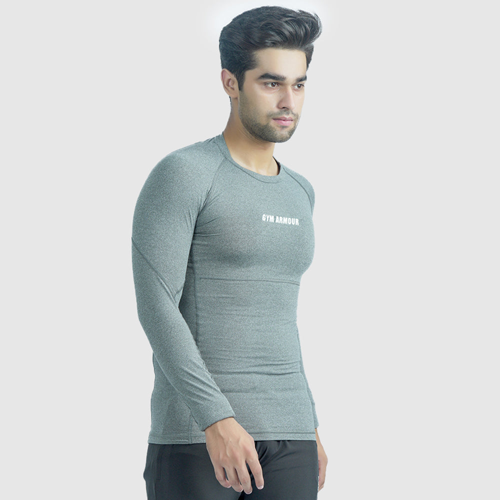 Armour Compression LongSleeves Tee (Grey)