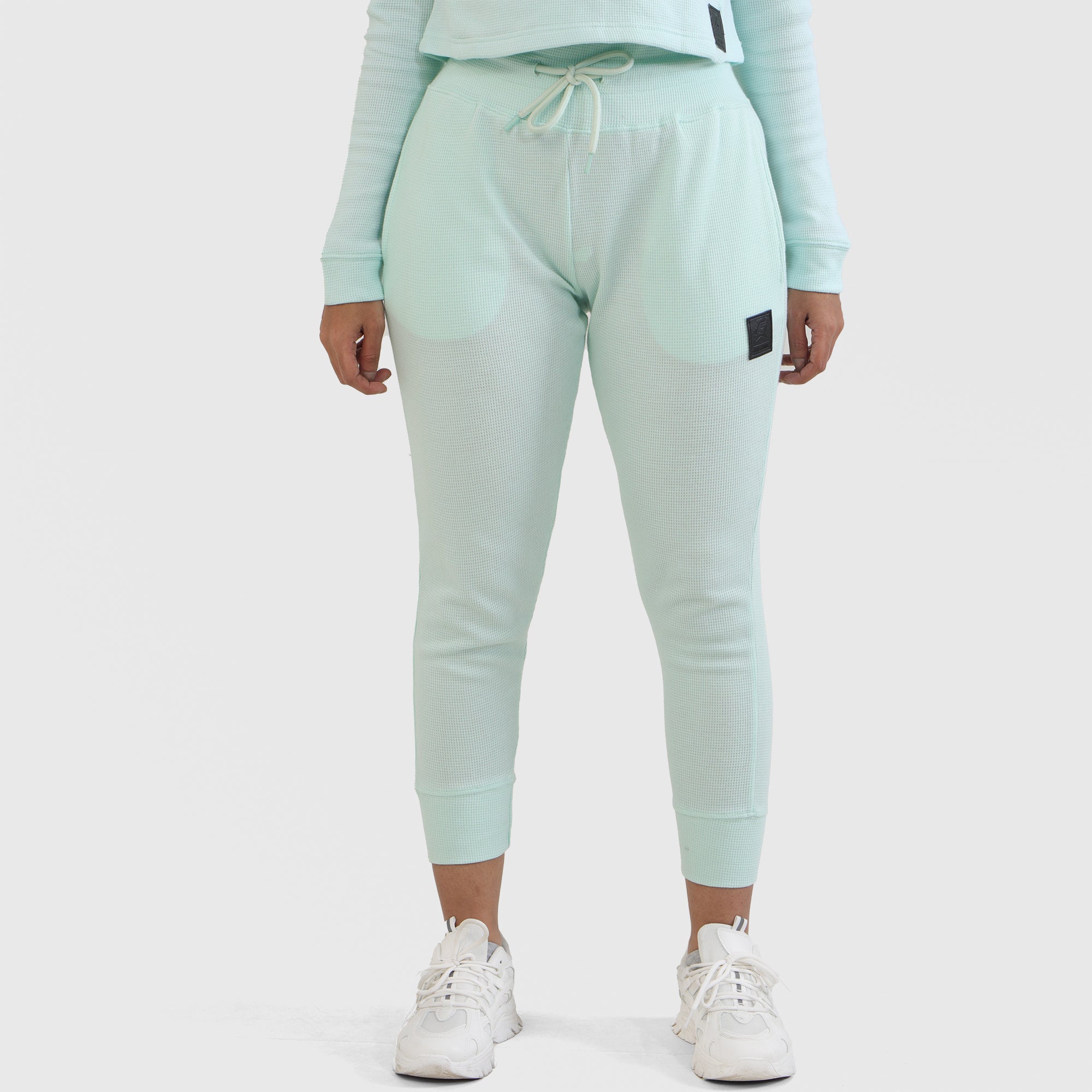 GA Cropped Joggers (Aqua)