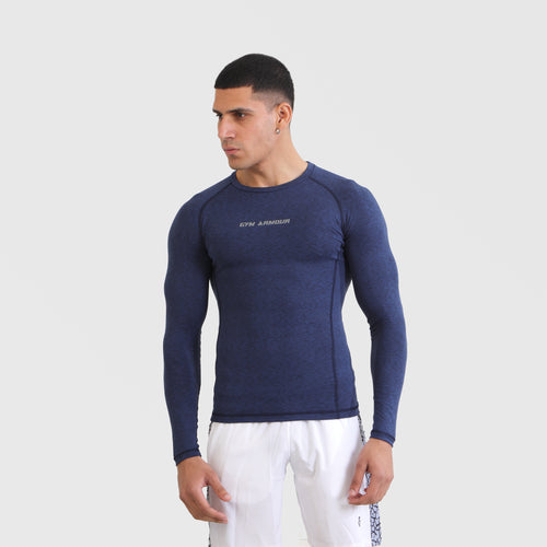 Armour Compression LongSleeves Tee (MLNG-Navy)