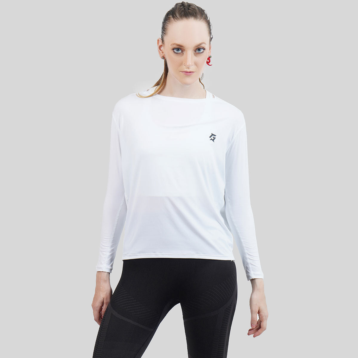 Relaxfit Long Sleeves Tee (White)