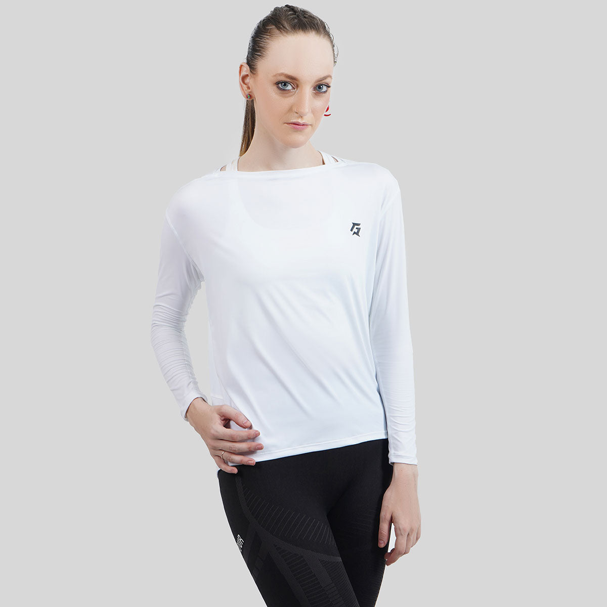 Relaxfit Long Sleeves Tee (White)