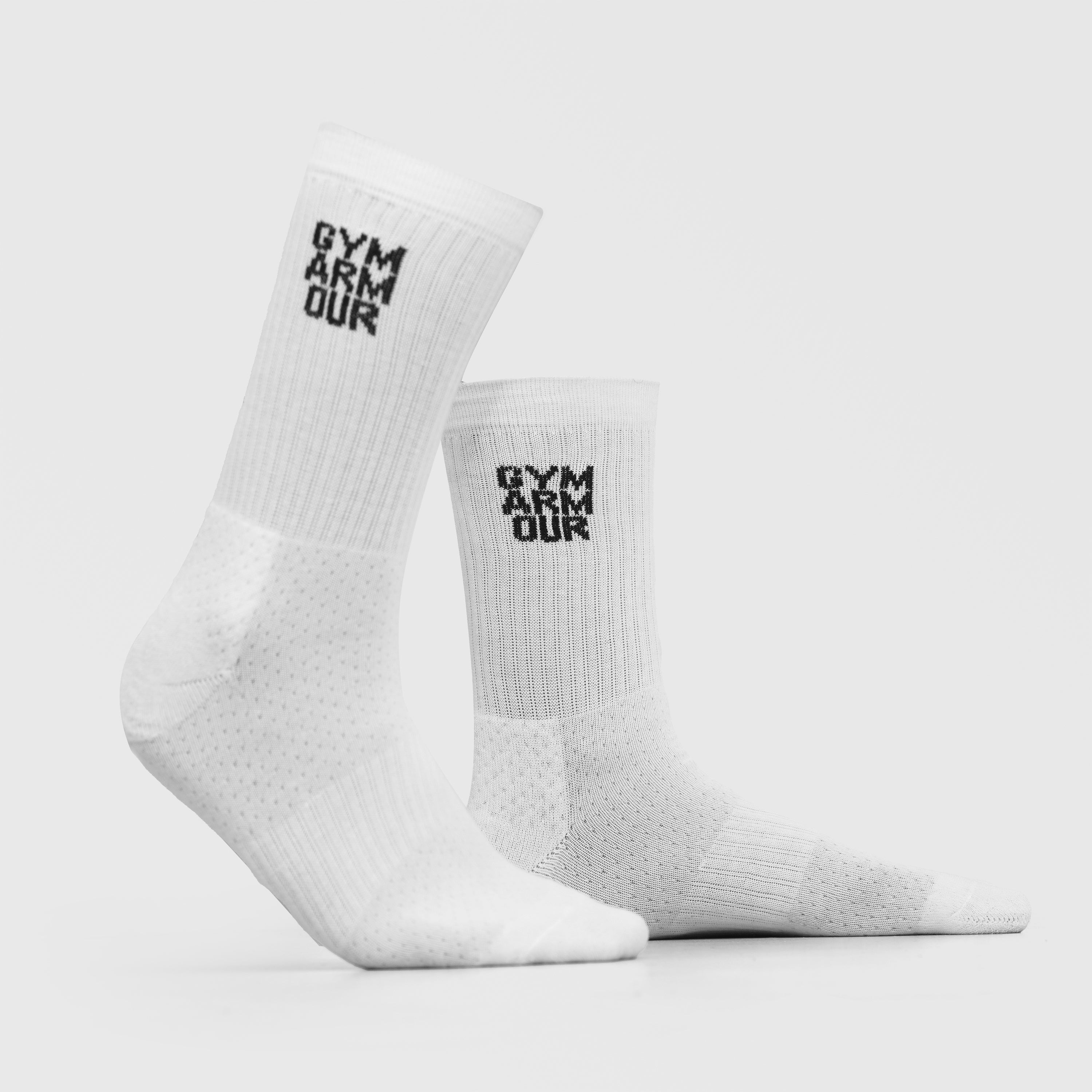 Crew Socks 2Pcs (Black + White)