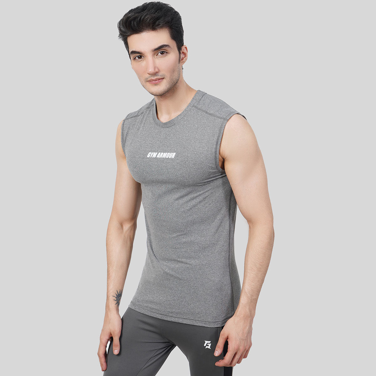 Iconic Compression Shirt (Grey)
