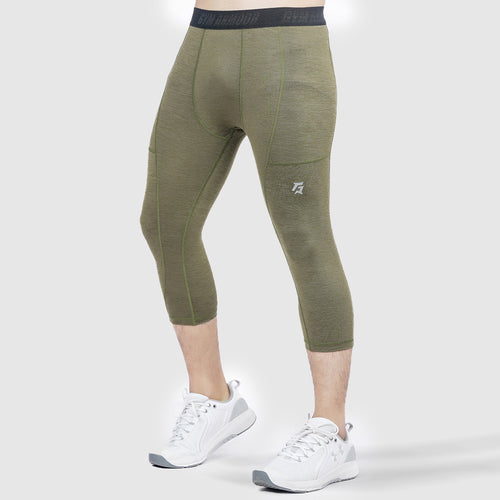 Armour Compression 3/4 Pants (MLNG-Olive)